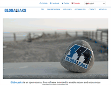 Tablet Screenshot of globaleaks.org